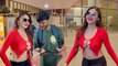 SHOCKING Sherlyn Chopra's B'day Red Bold Avatar: Got Uncomfortable From Her 2 Fans At The Airport!