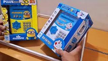 Unboxing and Review of Doraemon, Minion Money Safe ATM Kids Piggy Savings Bank with Electronic Lock Piggy Bank ATM with Password