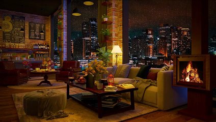 Peaceful Day at Cozy Coffee Shop Ambience ☕ Relaxing Jazz Instrumental Music for Relax, Sleep