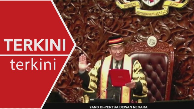 [TERKINI] Mutang Tagal dilantik Yang Dipertua Dewan Negara yang baharu