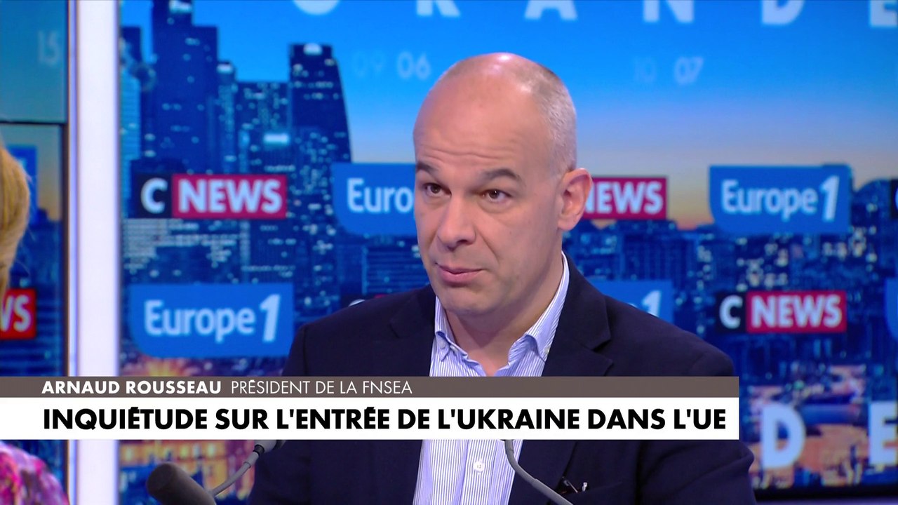 Arnaud Rousseau : «On avait l'obligation de faire 4% de jachères dès cette année, il y a nos terres qui ne sont pas mises en culture alors qu'on importe massivement d'Ukraine et ça, on ne le comprend pas»