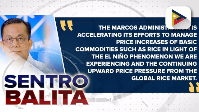 NEDA, tiniyak ang pagpapaigting ng mga hakbang para matugunan ang inflation at matiyak ang food security