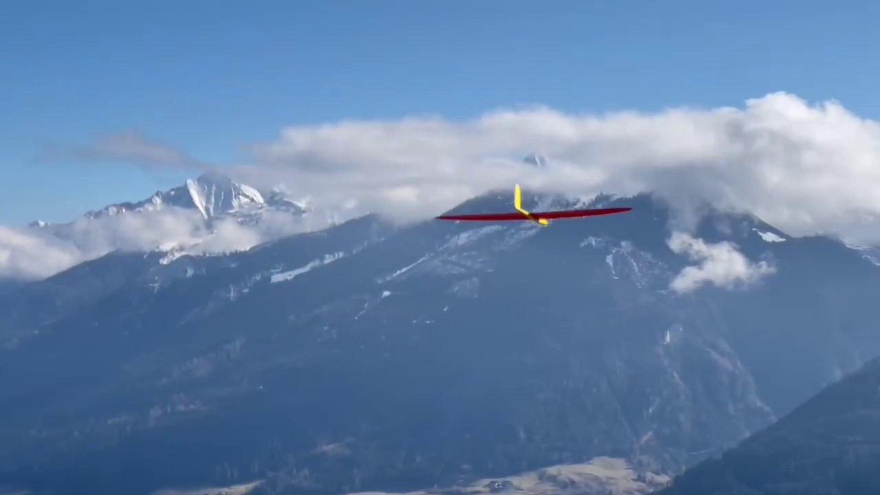 Hangflug, wood wipe midi am Osthang