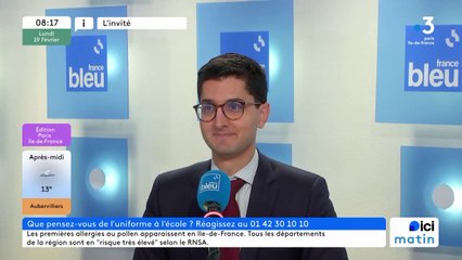 19/02/2024 : l'invité d'actu 8h15 France Bleu Paris