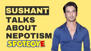 Sushant Singh Rajput Talks About Nepotism At Iifa Awards | SpotboyE