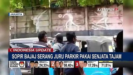 Tak Terima Dituding Ejek Istri Korban, Sopir Bajaj Serang Juru Parkir Pakai Senjata Tajam