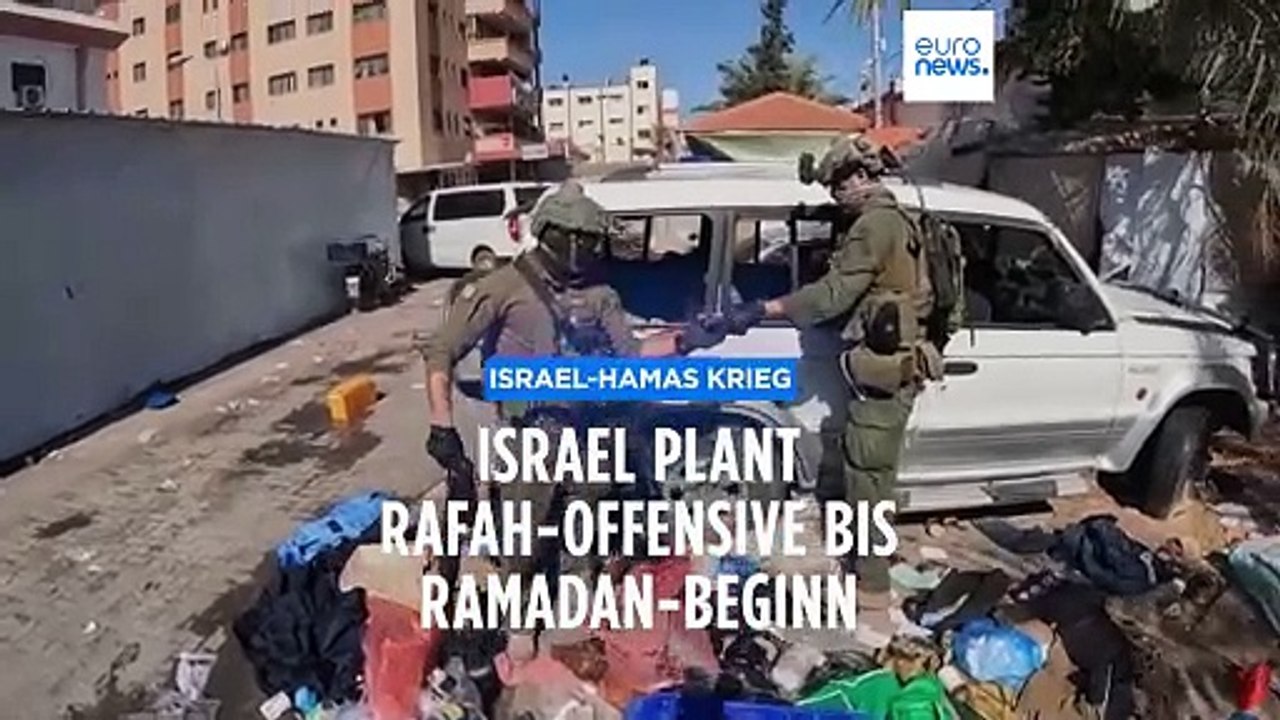 Israel plant Verschärfung der Rafah-Offensive bis Ramadan-Beginn am 10. März