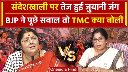 Sandeshkhali Violence: Locket Chatterjee ने CM Mamata को घेरा, Shashi Panja का जवाब | वनइंडिया हिंदी