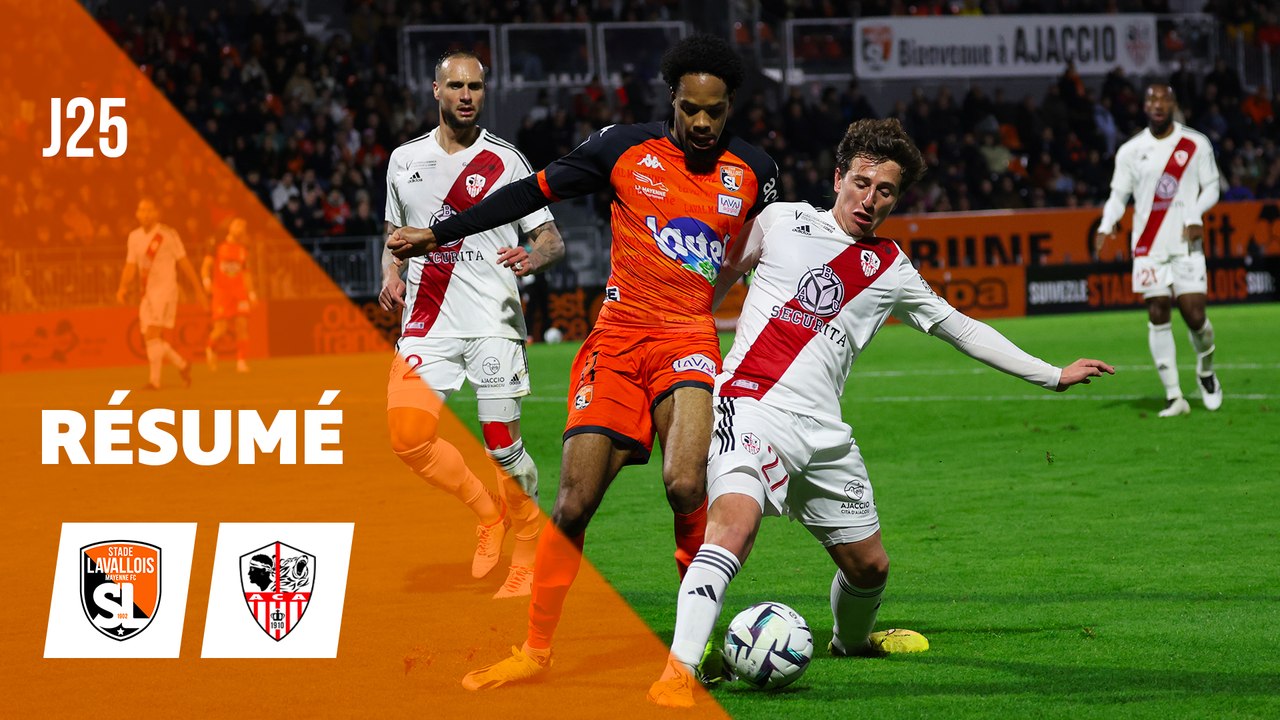 Résumé - J25 - LAVAL / AJACCIO  (1-1) - 2023/2024