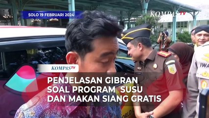 Penjelasan Gibran soal Program Susu dan Makan Siang Gratis