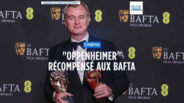 “Oppenheimer” grand vainqueur des Bafta avec sept récompenses