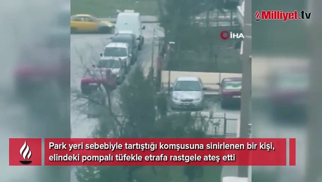 Yer: Ankara! Pompalı tüfekle etrafa dehşet saçtı