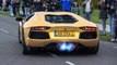 Lamborghini Aventador with Capristo Exhaust - LOUD Revs, Flames & Accelerations !