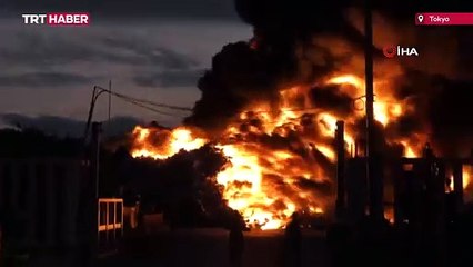 Japonya’da atık işleme tesisini saran alevler 13 saatte söndürülebildi