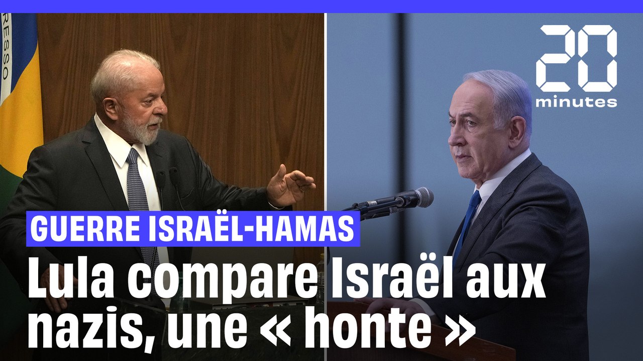 Guerre Israël-Hamas : Lula compare Israël aux nazis, une « honte » selon Benjamin Netanyahou #shorts