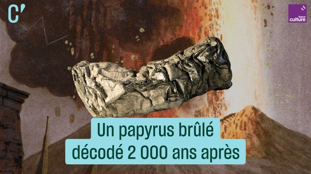 Des rouleaux de papyrus calcinés durant l'éruption du Vésuve enfin décodés