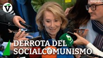 Esperanza Aguirre se alegra de la derrota del 