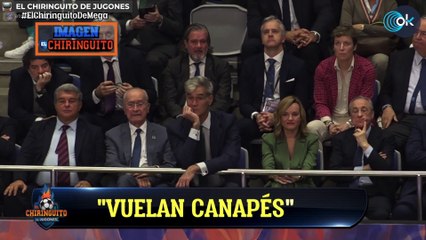 La afición del Real Madrid se mofó de Laporta en la final de la Copa del Rey: "Vuelan canapés"