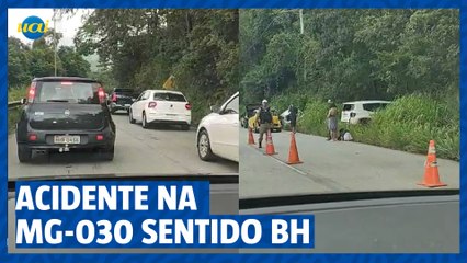 Acidente em Nova Lima na MG-030