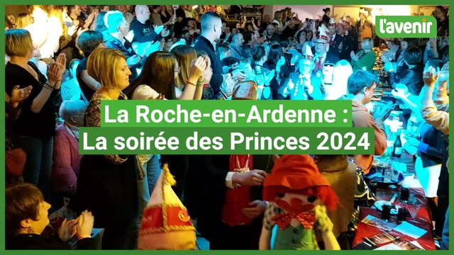 Ambiance et chansons à la soirée 2024 des Princes du carnaval de La Roche-en-Ardenne