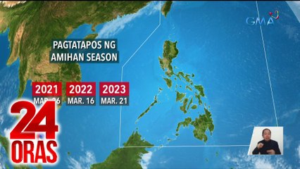 PAGASA: 'di pa tapos ang amihan season at posibleng lumakas pa sa mga susunod na araw | 24 Oras