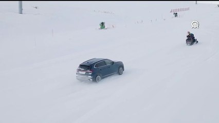 Ve Togg T10X kar pistine çıktı! İşte o anlar