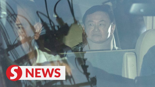 Thai ex-PM Thaksin meets prosecutor on royal insult case, appears 'truly ill'