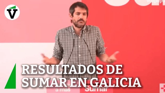 Urtasun analiza los resultados de Sumar en Galicia: Fue una noche difícil