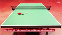 Ping-Pong könnte Patienten mit Nervenschäden helfen