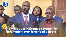 Khalwale sues Kakamega tycoon for defamation over farmhand's death