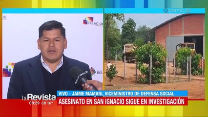 Mamani se refirió a los asesinatos en San Ignacio