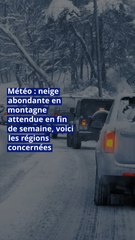 Météo : neige abondante en montagne attendue en fin de semaine, voici les régions concernées