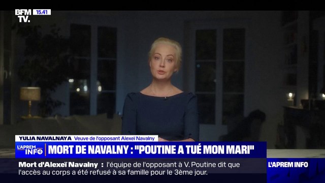 Russie: Je continuerai le travail d'Alexei Navalny affirme Yulia Navalnaya, la veuve de l'opposant russe