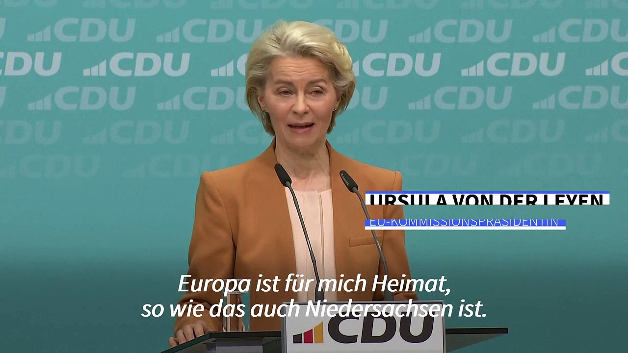 EU-Kommissionschefin von der Leyen bewirbt sich um zweite Amtszeit