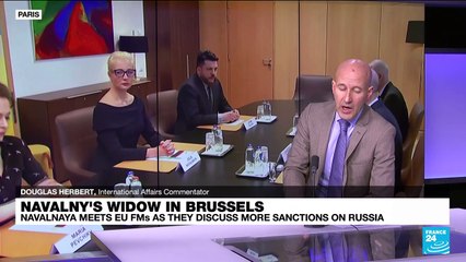 Navalny's widow vows to continue his fight against the Kremlin