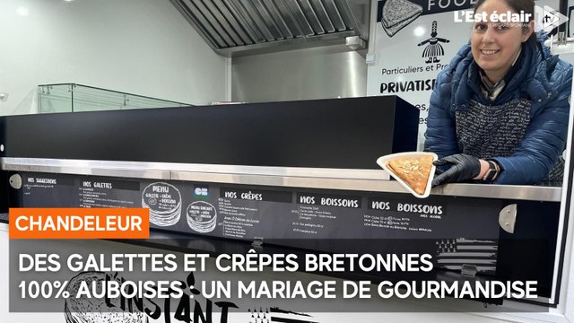 Des galettes et crêpes bretonnes 100% auboises
