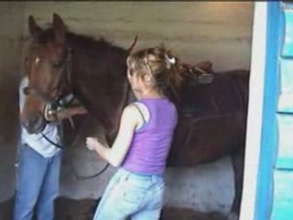 Salles 2007-Kevin et Sandra sellent Jafar