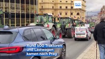 Tschechische Bauern protestieren gegen den Green Deal