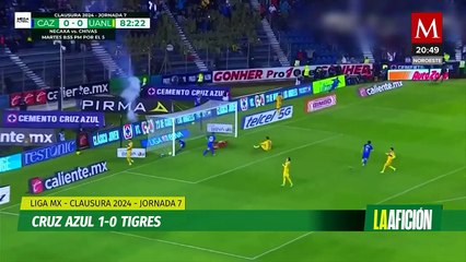 Cruz Azul sigue con su buena racha y derrota a Tigres por la mínima en el Clausura 2024