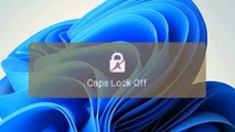 How To Disable And turn off Caps Lock Notifications in Windows 11