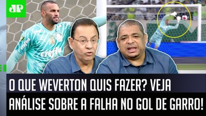 "REPARA! DÁ PRA VER! O Weverton COM CERTEZA quis..." GOL de Garro ASSUSTA em Palmeiras x Corinthians