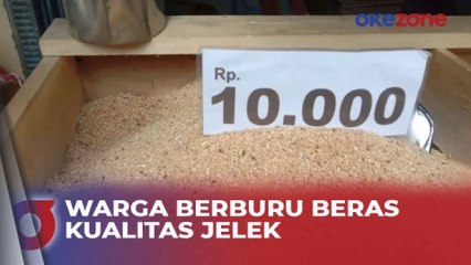 Warga Berburu Beras Kualitas Jelek Siasati Harga yang Terus Meroket