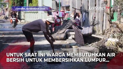 Warga Korban Banjir Demak Butuh Pasokan Air Bersih