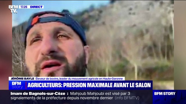 Salon de l'Agriculture: pour Jérôme Bayle, leader du mouvement agricole en Haute-Garonne, les membres du gouvernement auront l'accueil qu'ils méritent