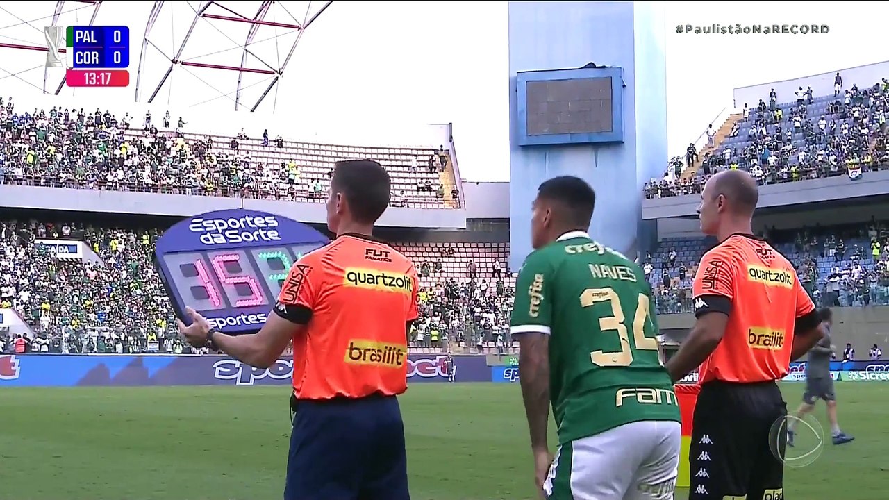 Palmeiras x Corinthians (Campeonato Paulista 2024 9ª rodada) 1° tempo