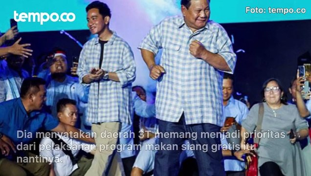 Gibran Buka Suara soal Program Makan Siang Gratis: Fokus ke Daerah 3T Dulu