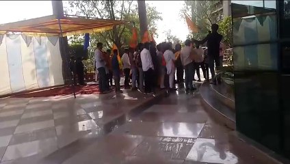 आरजीपीवी में करोड़ों के घोटाले के विरोध में अभाविप ने किया हंगामा