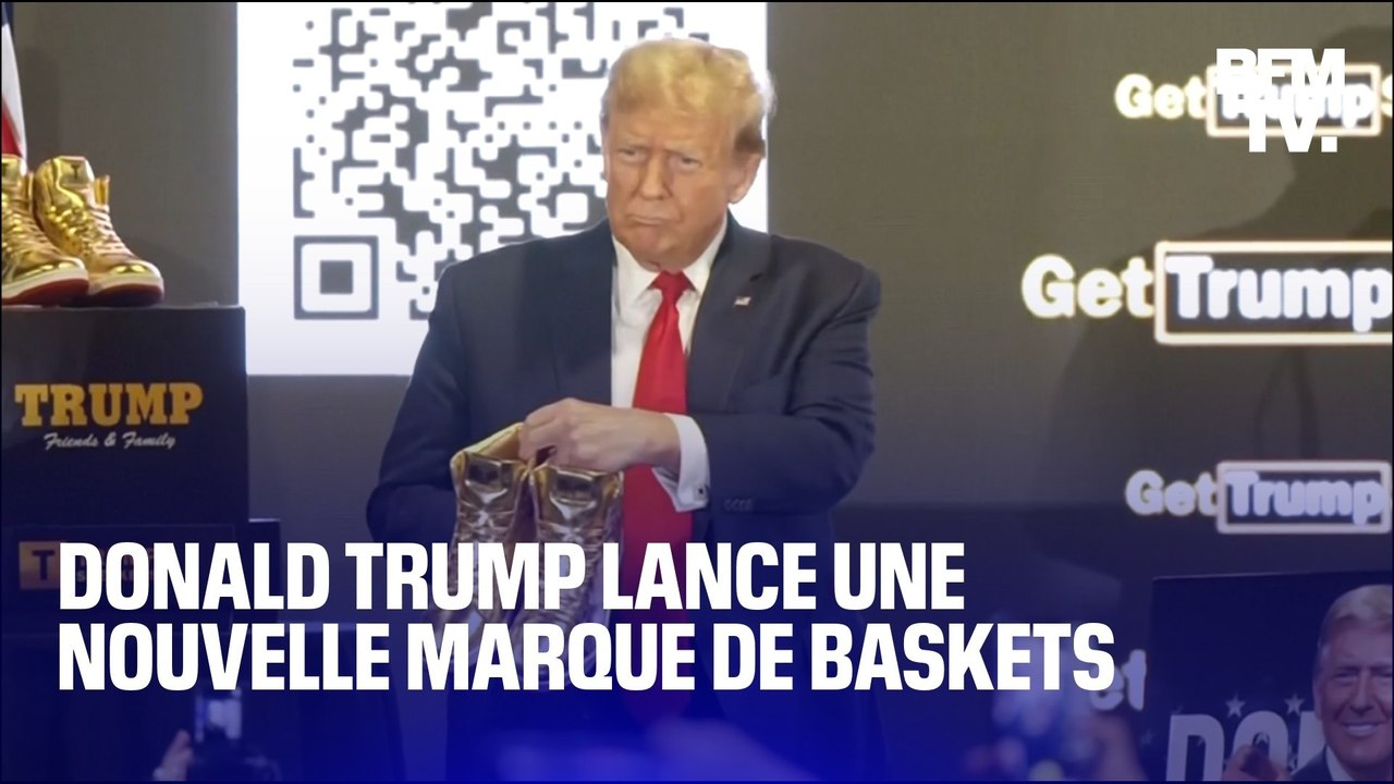 Donald Trump lance une nouvelle marque de baskets pour séduire les jeunes électeurs