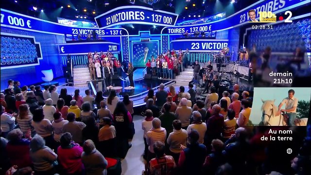 Honorine est la grande Maestro de N'oubliez pas les paroles actuellement, sur France 2