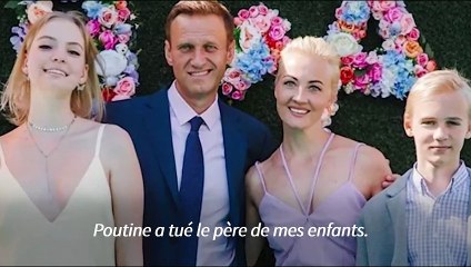 Russie: "Poutine a tué mon mari", accuse la veuve de Navalny